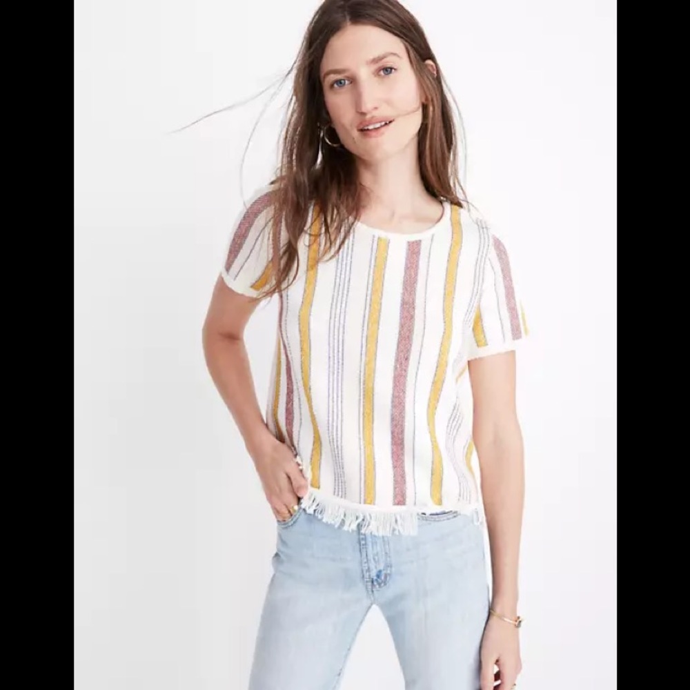 Madewell Blakey Stripe Sweater Tee